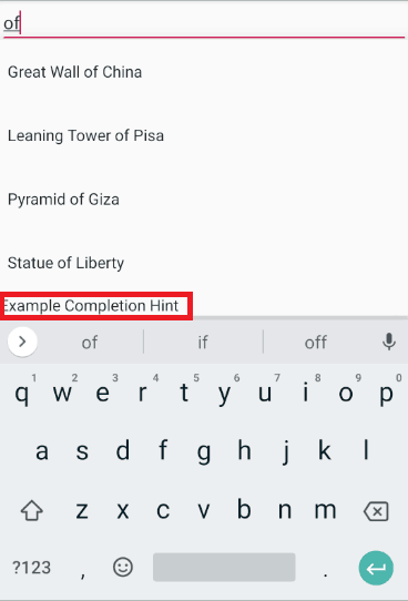 This image has an empty alt attribute; its file name is AutoCompleteTextView-Completion-Hint.png